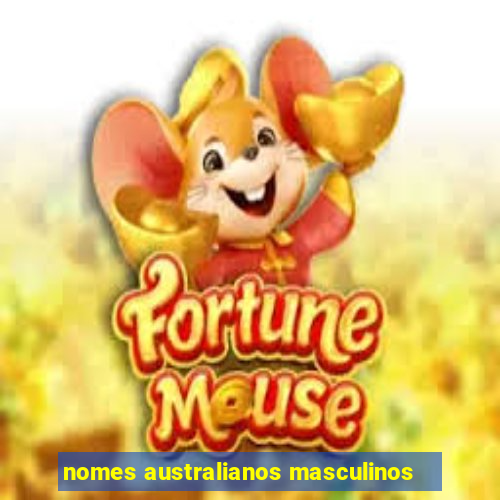 nomes australianos masculinos